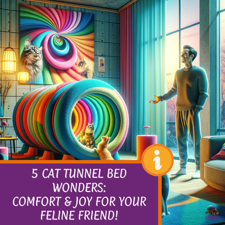 5 Cat Tunnel Bed Wonders: Comfort & Joy for Your Feline Friend!