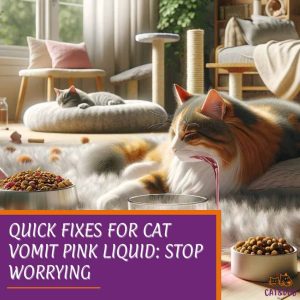 Quick Fixes for Cat Vomit Pink Liquid: Stop Worrying