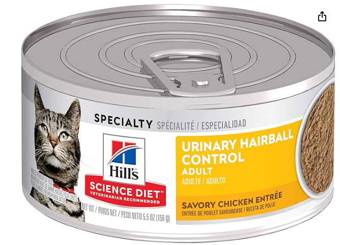 Hill's Science Diet Wet Cat Food, Adult, Urinary & Hairball Control