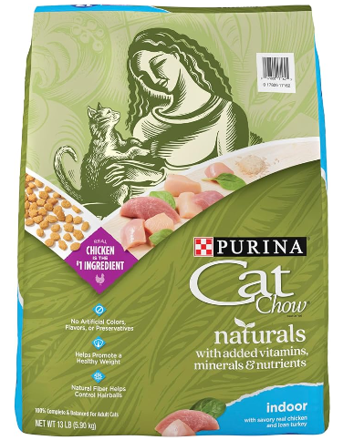 Purina Cat Chow Hairball, Healthy Weight, Indoor, Natural Dry Cat Food