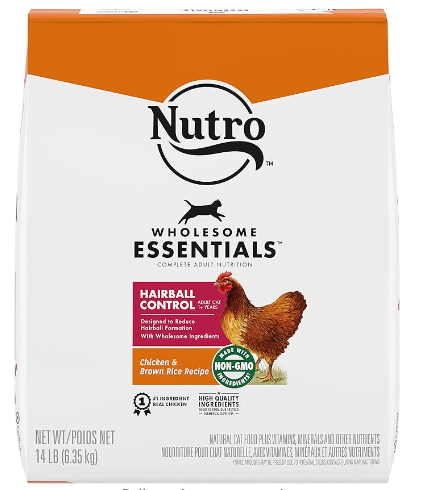Nutro Wholesome Essentials Hairball Control Cat Food