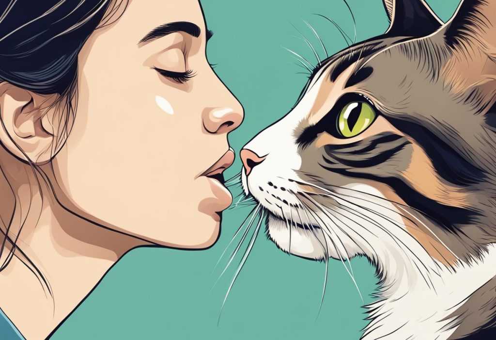 Why does my cat lick my face?