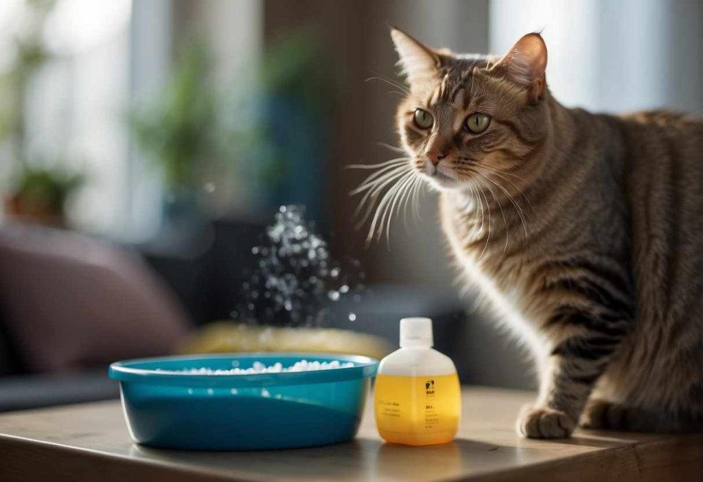 your cat's urine turning foamy?