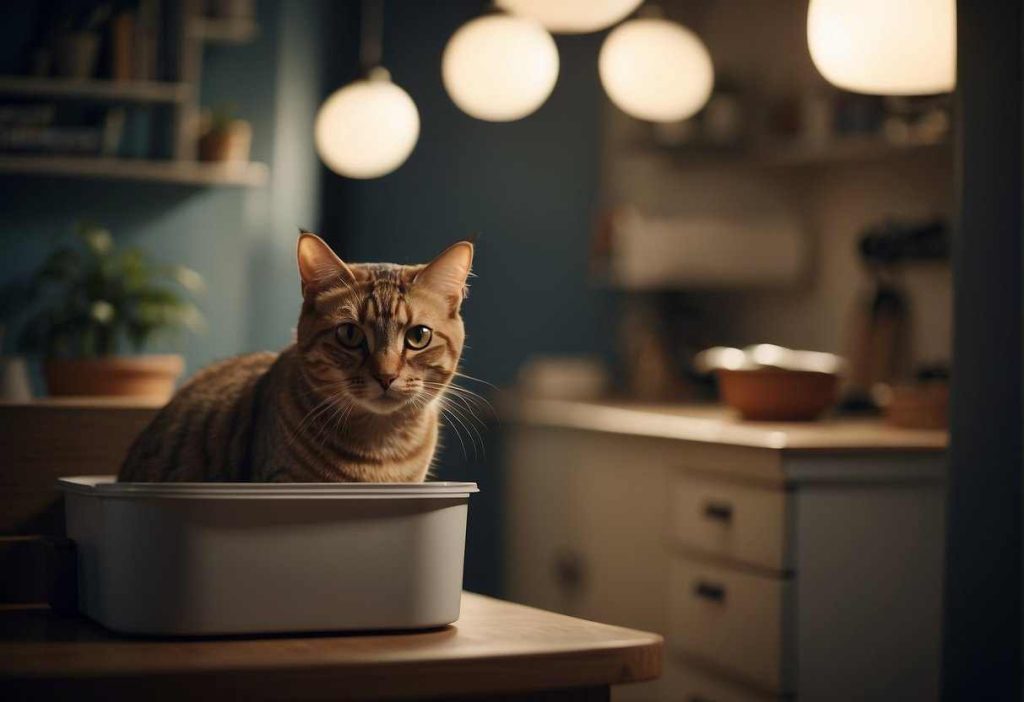 do cats need light to use litter box