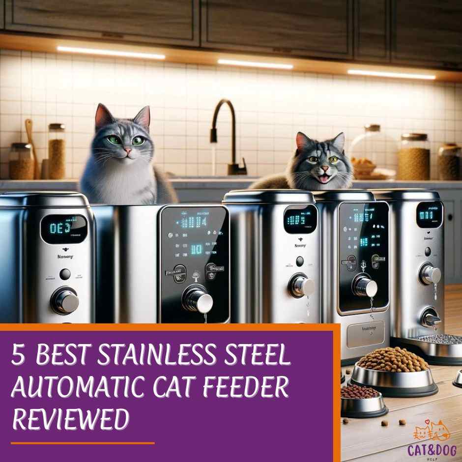 5 Best Stainless Steel Automatic Cat Feeder Reviewed