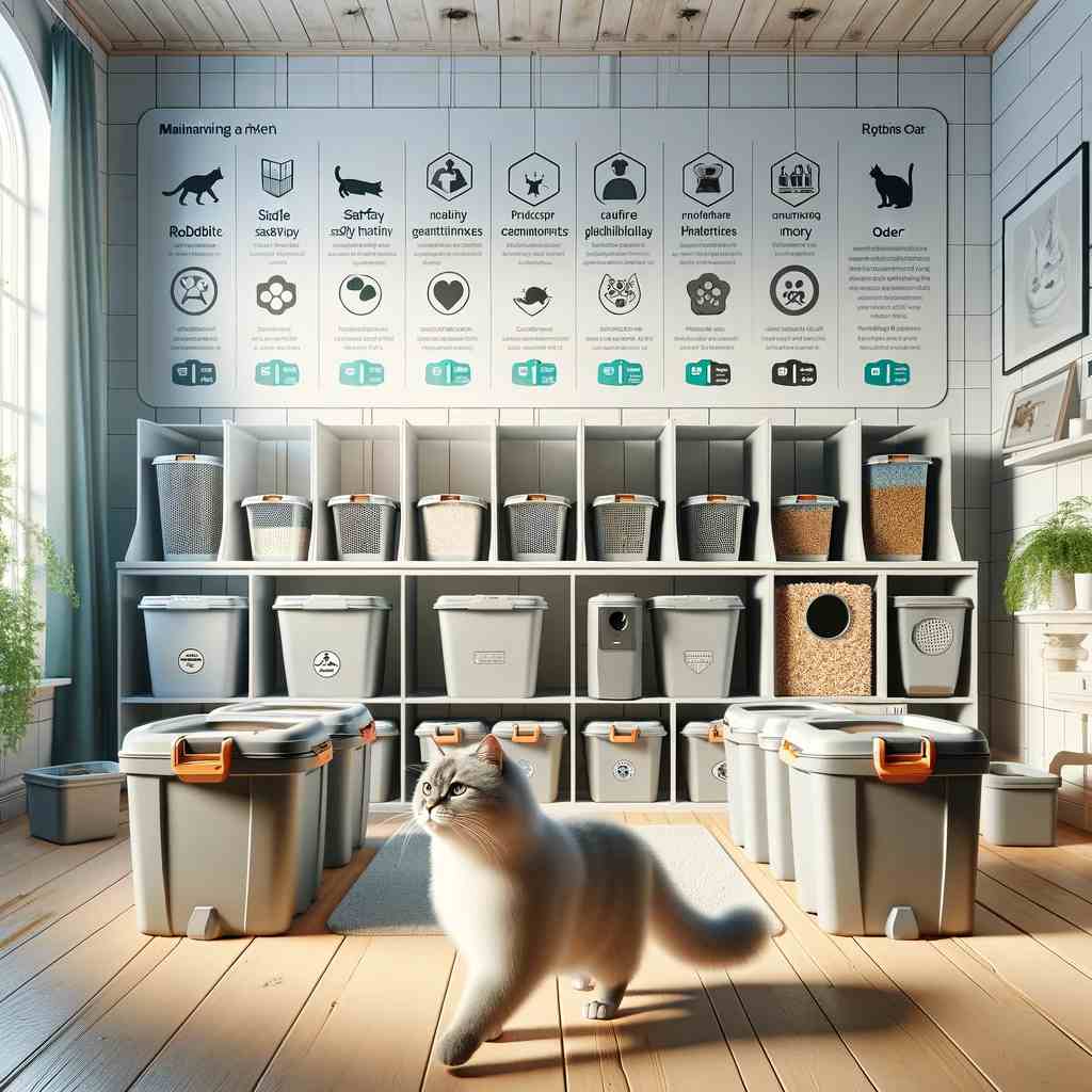Clever designs for cat litter storage containers