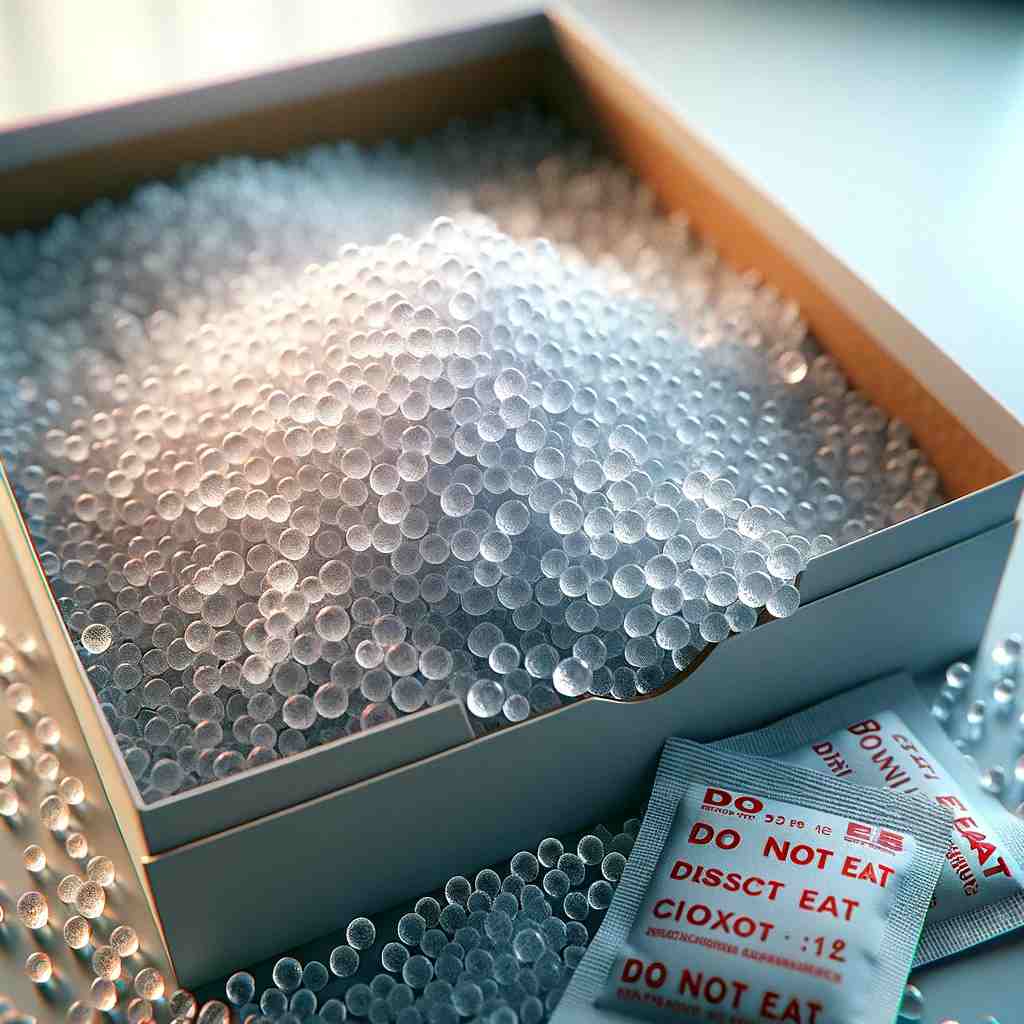 Crystal litter is made from silica gel