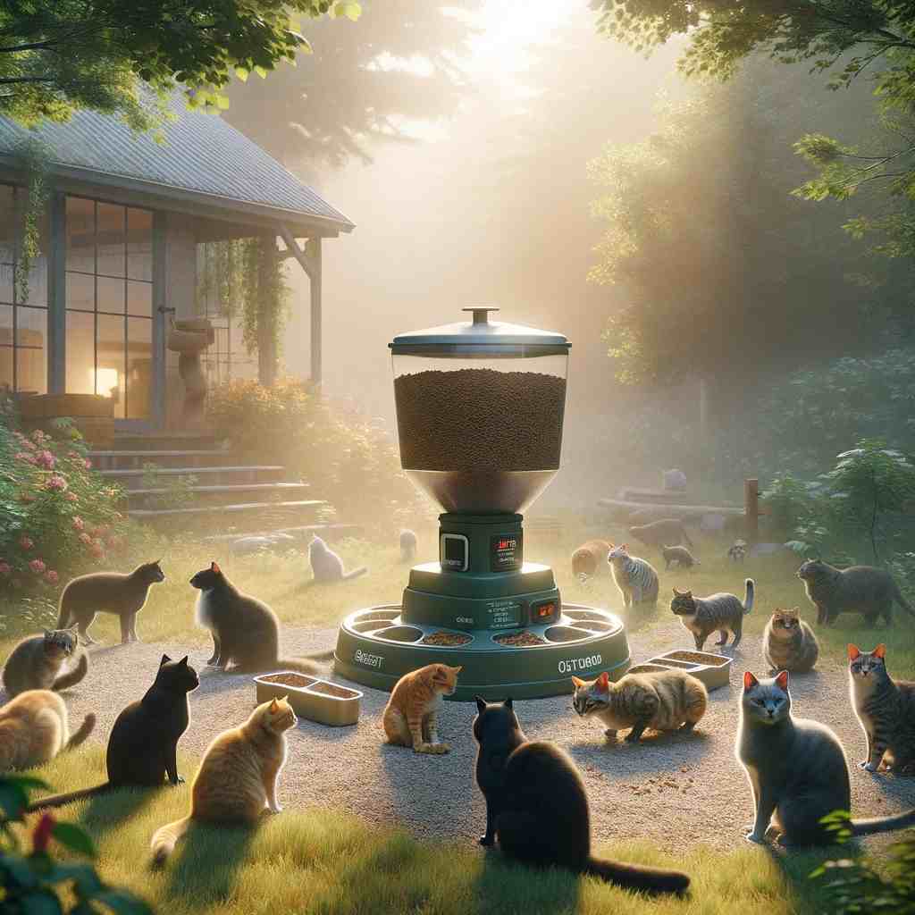 looking for an outdoor automatic cat feeder