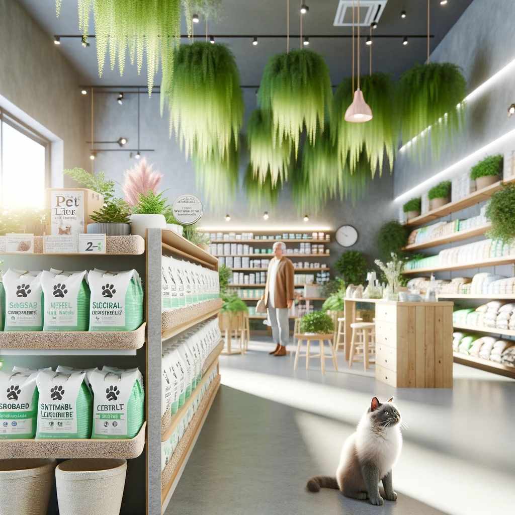 stores carry Sustainably Yours cat litter products