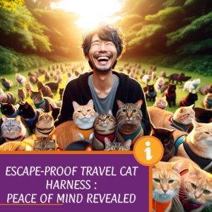 Escape-Proof Travel Cat Harness : Peace of Mind Revealed