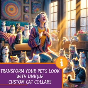 Transform Your Pet's Look with Unique Custom Cat Collars