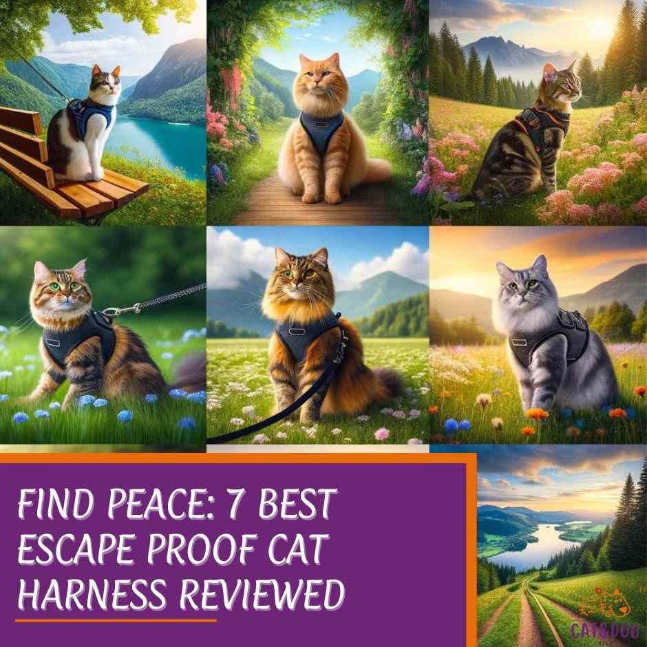 Find Peace: 7 Best Escape Proof Cat Harness Reviewed