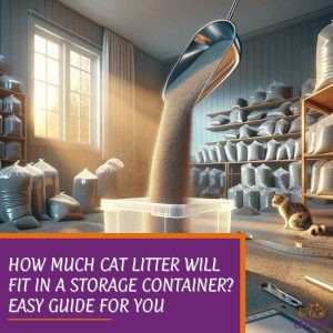 How Much Cat Litter Will Fit in A Storage Container? Easy Guide for You
