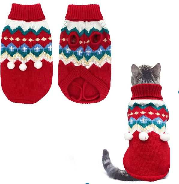 Cozy Christmas Kitty Sweater