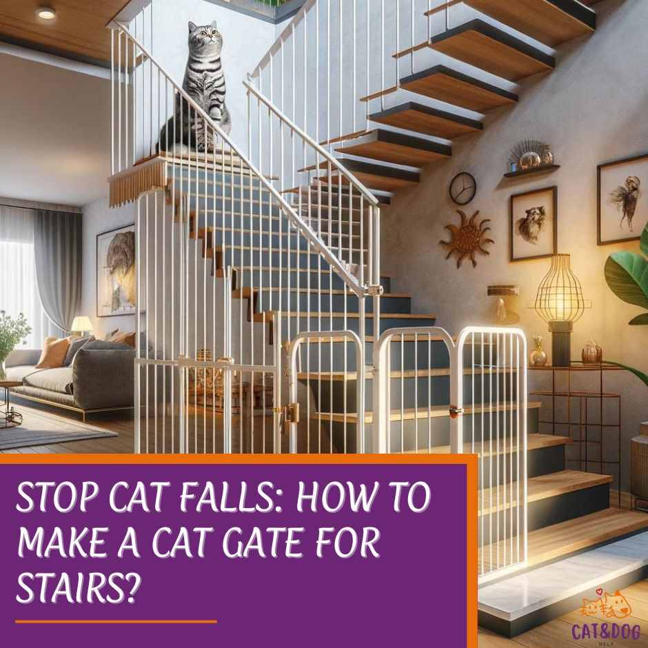 Stop Cat Falls: How to Make a Cat Gate for Stairs?