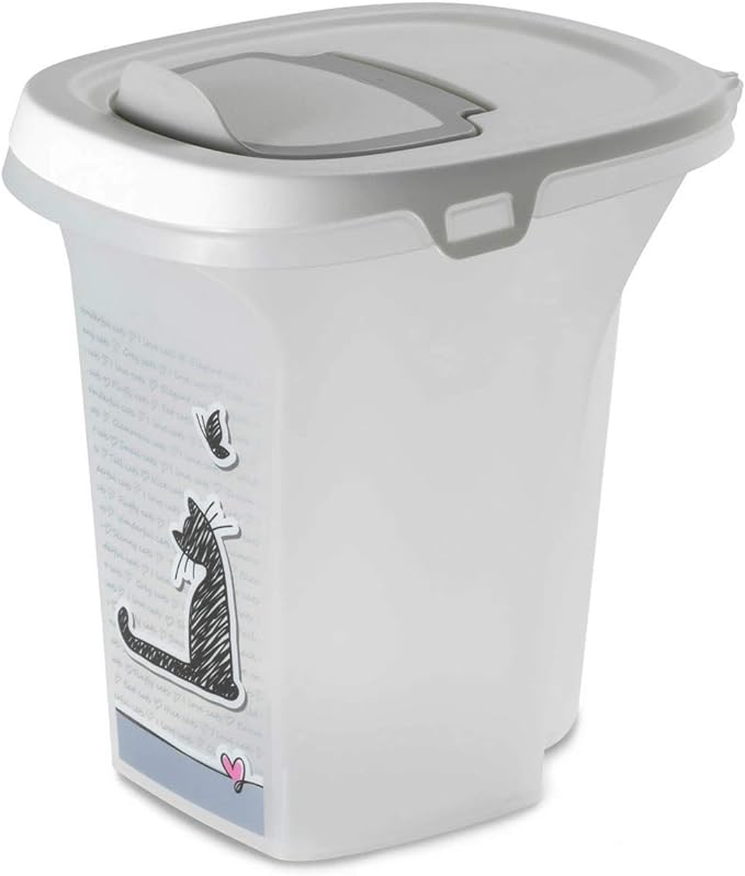 AF50-027-CL Food & Litter Storage Container Cats in Love Theme 