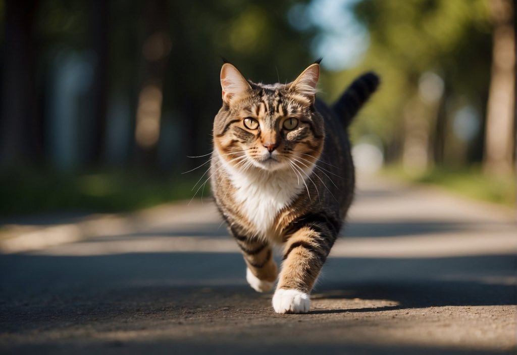 Quick Recap - older cat walking in circles