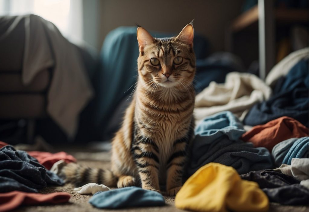 Quick Recap - why does my cat pees on my clothes