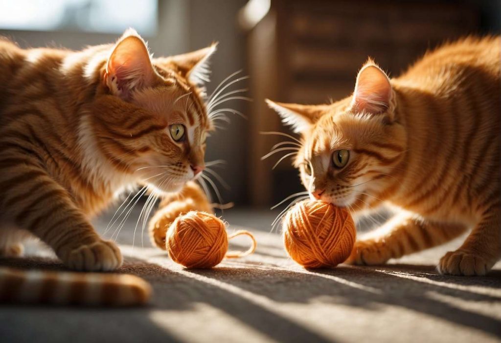 Orange cat have reputation being affectionate clowns
