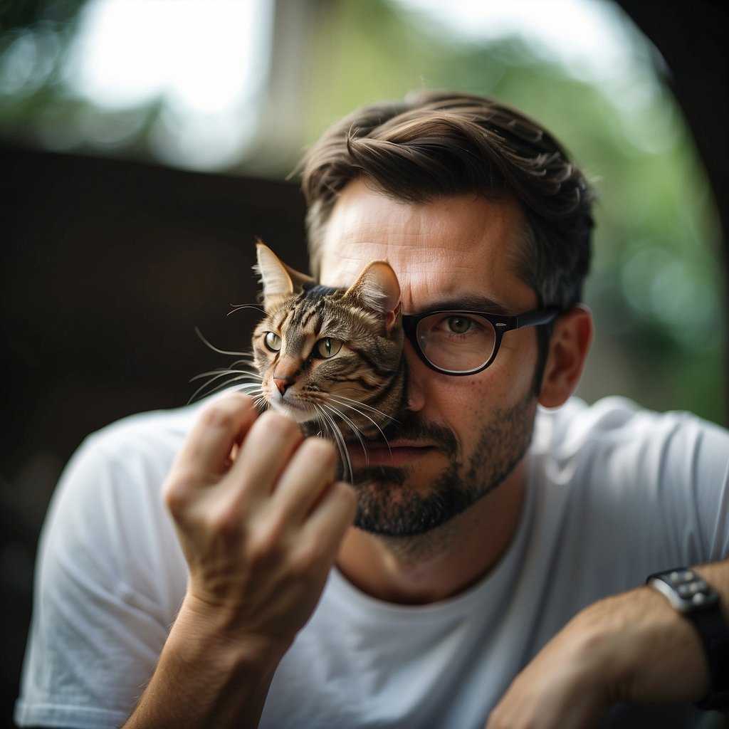 Chewing helps some cats unload stress