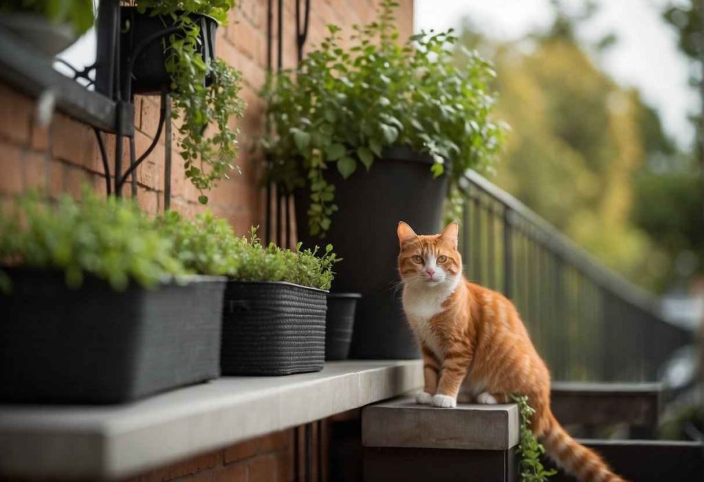 Maintain a cat-proof balcony