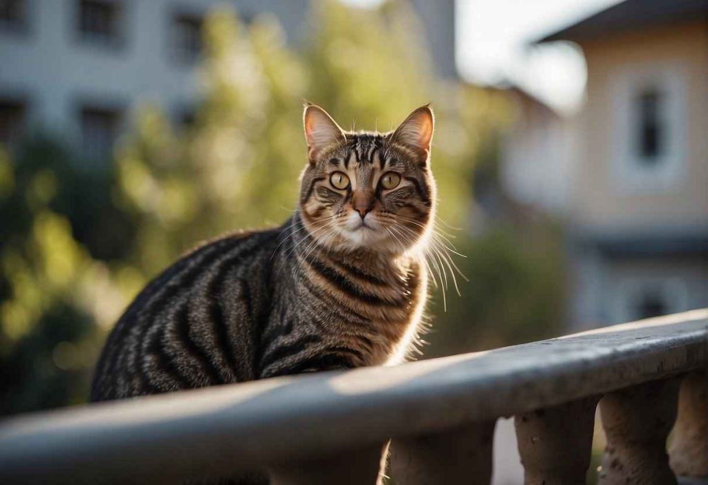 a cat-safe balcony