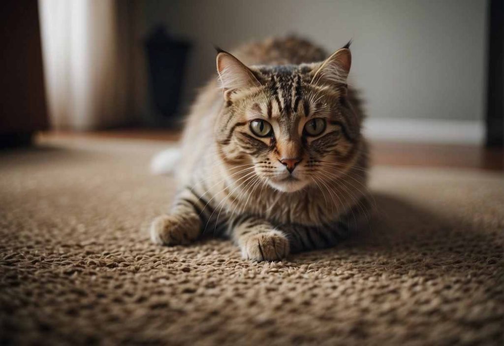 stop cat from peeing on carpet