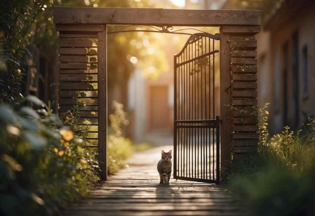 diy tall cat gate