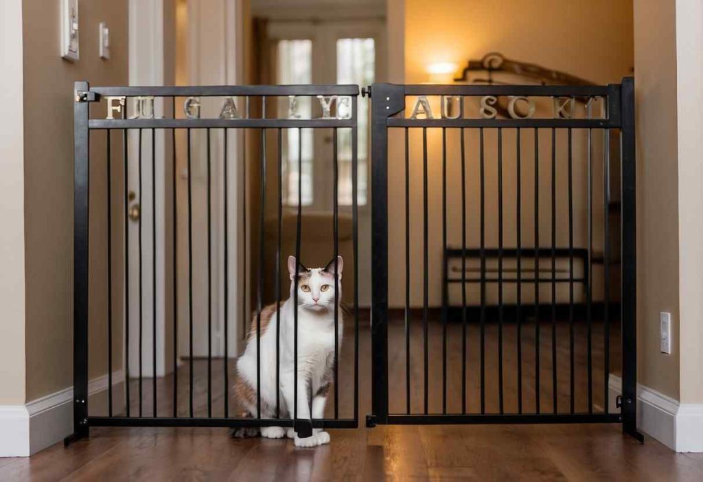 Creating a DIY tall cat gate