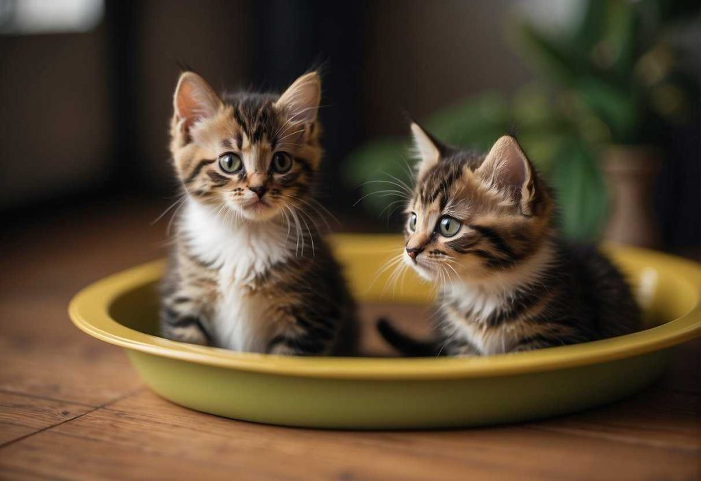 What age do kittens use litter box
