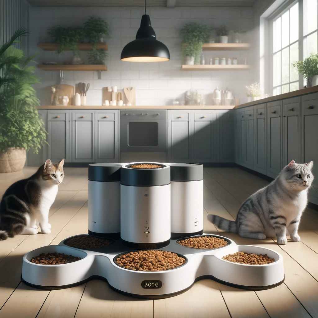 the world of automatic cat feeders
