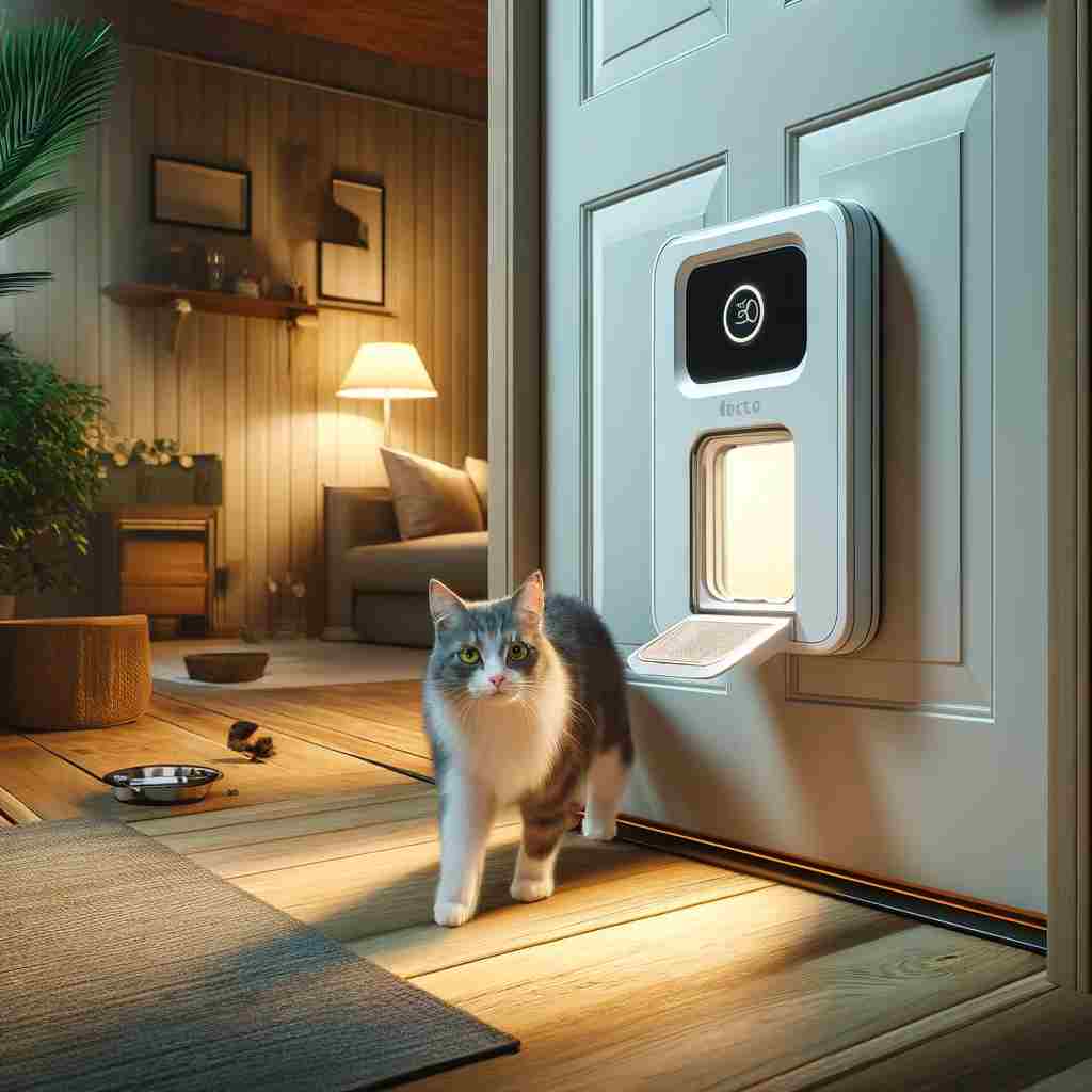 PetSafe Microchip Cat Door with microchip recognition technology