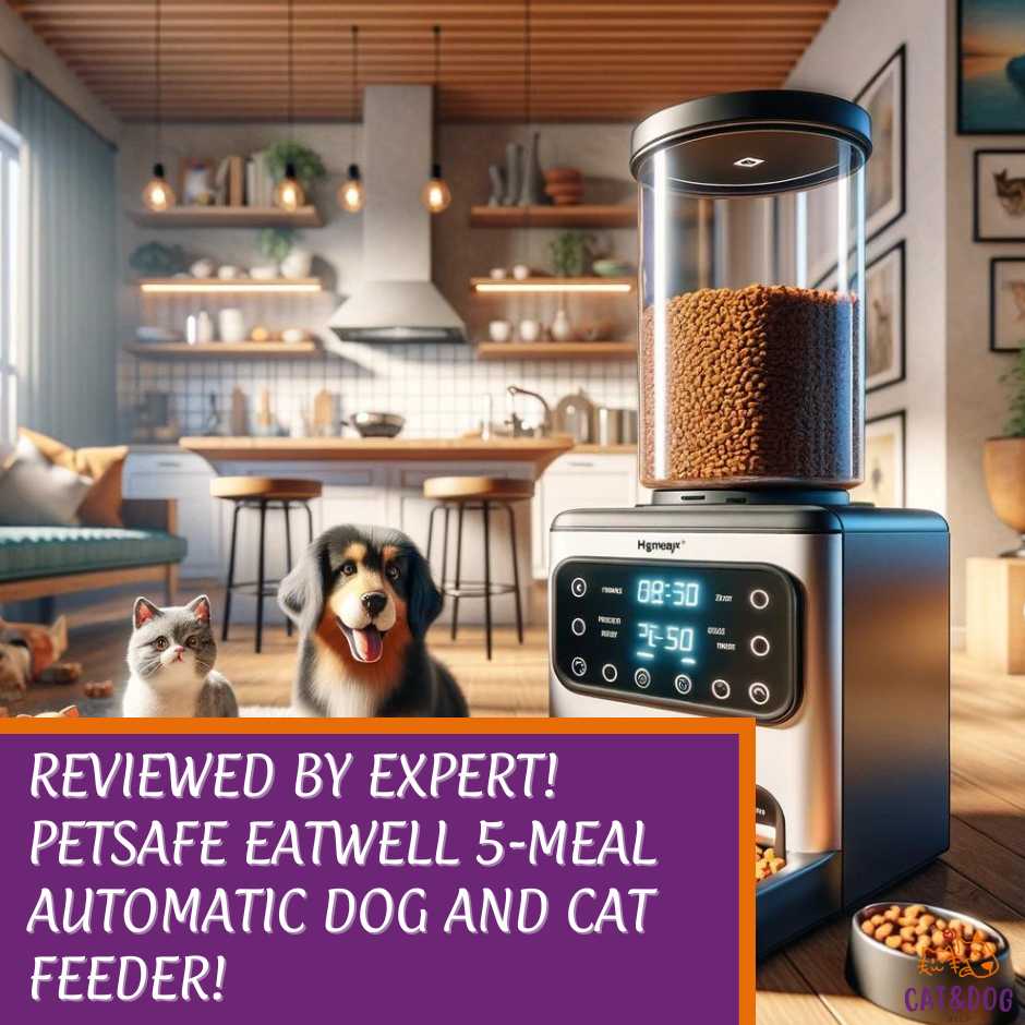 Reviewed by Expert! PetSafe Eatwell 5-Meal Automatic Dog and Cat Feeder!