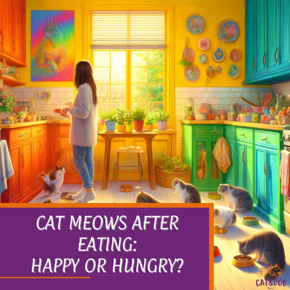 Cat Meows After Eating: Happy or Hungry?