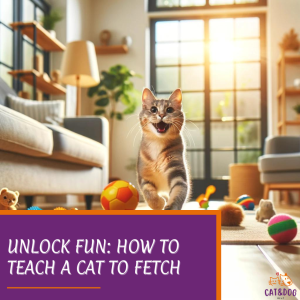 how to teach a cat to fetch