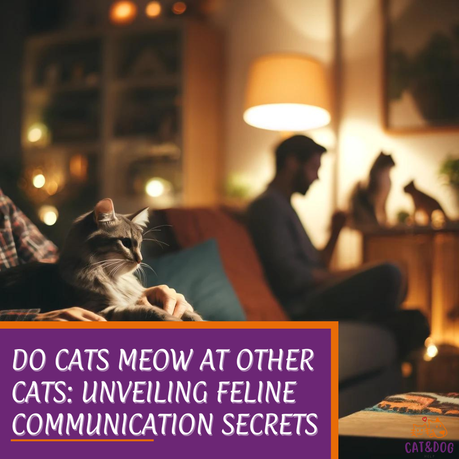Cats Meow at Other Cats to communicate