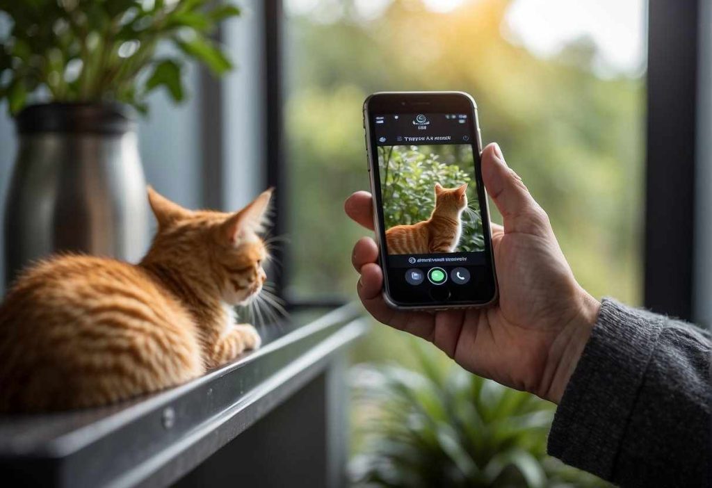 can i control an automatic cat feeder from my phone