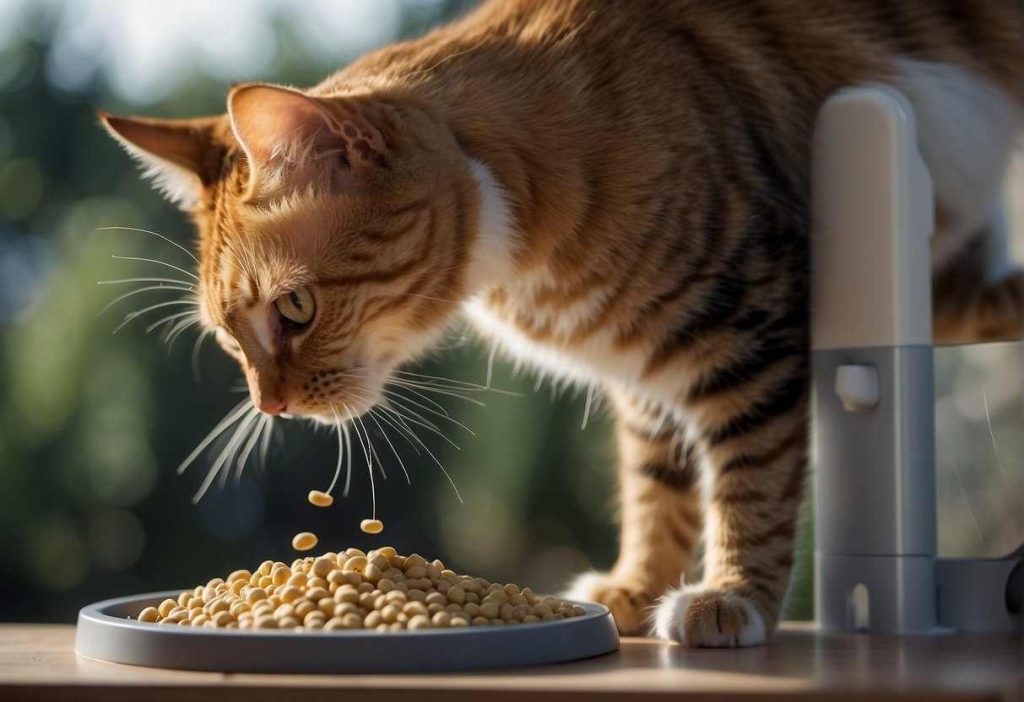 Cat's natural feeding behavior is to hunt