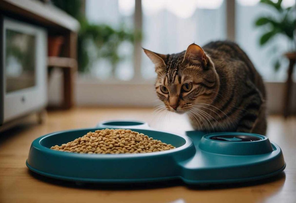 How does automatic cat feeder work
