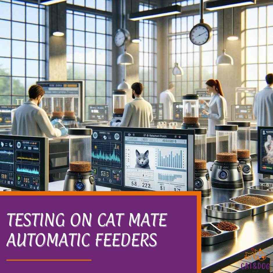Testing On Cat Mate Automatic Feeders