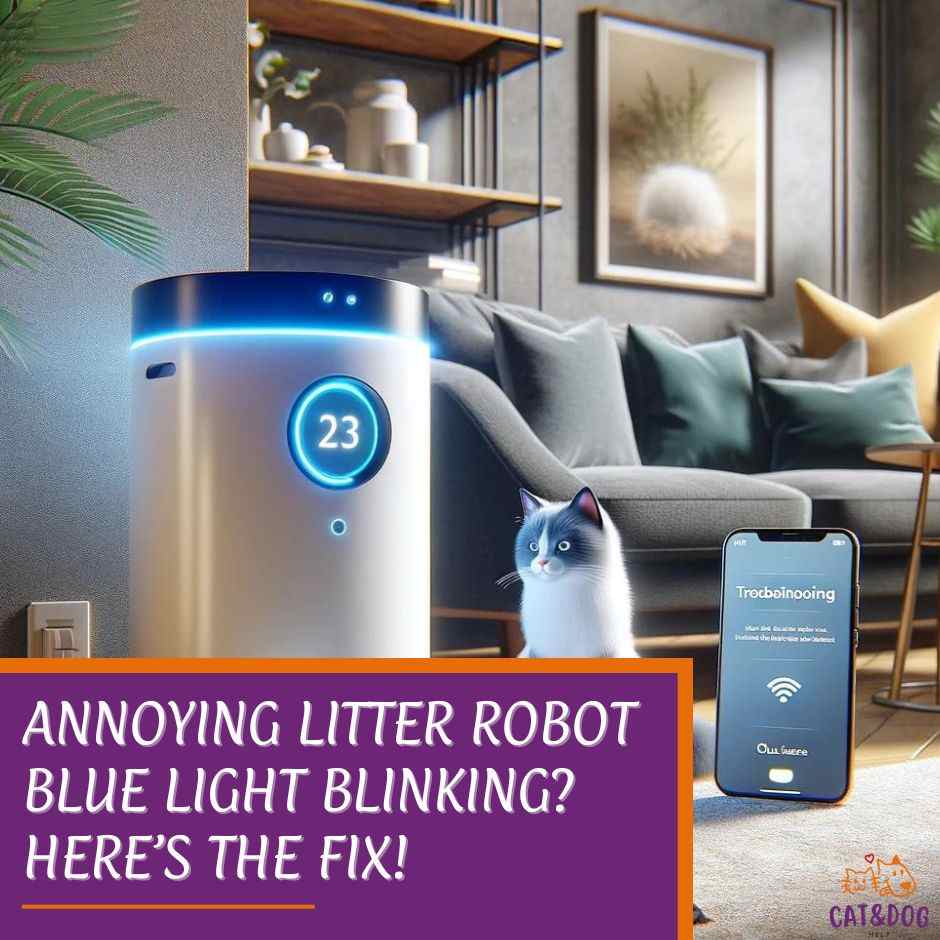 Annoying Litter Robot Blue Light Blinking? Here’s the Fix!