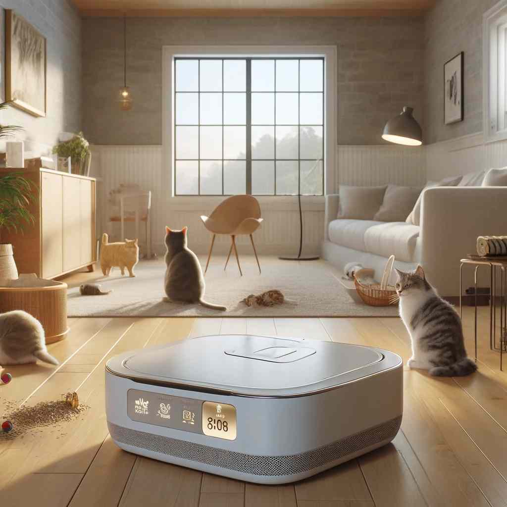 Litter-Robot is on a flat surface