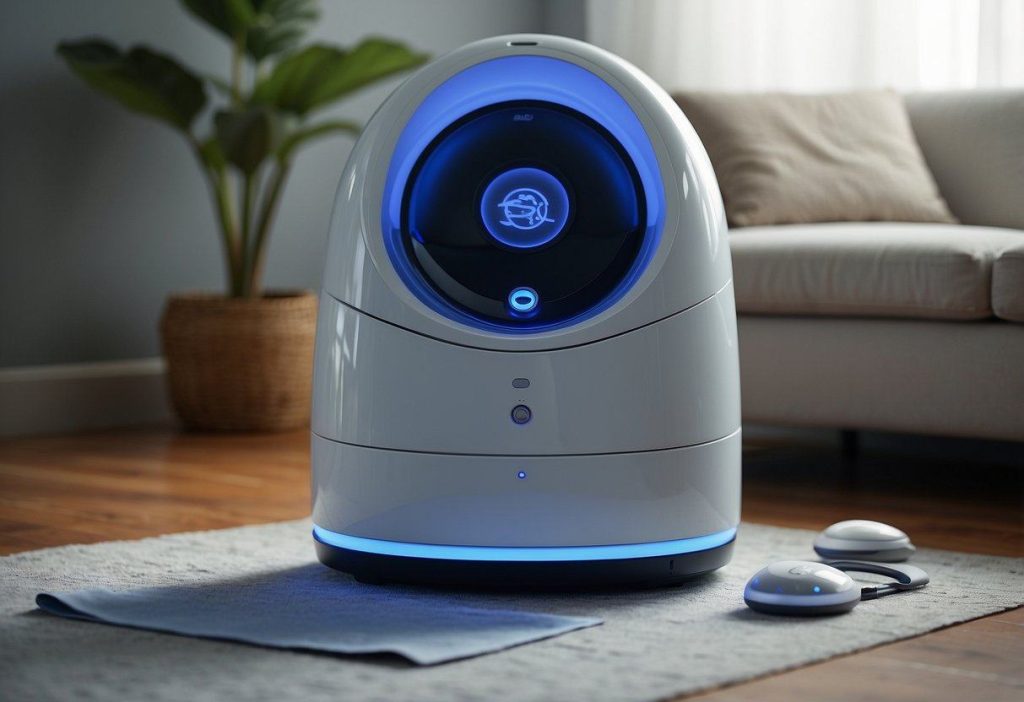 Litter-Robot's blinking blue light